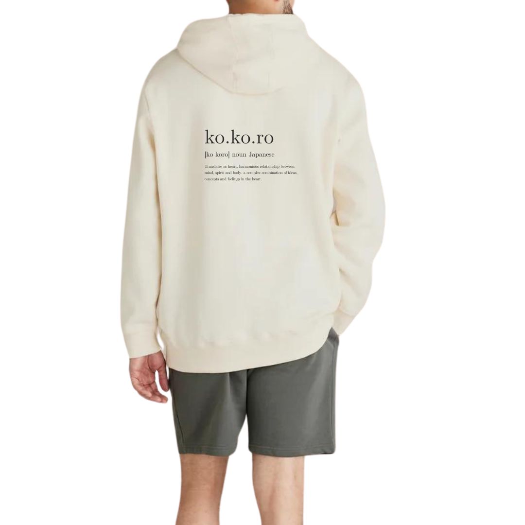 Kyushu Natural Hooded Sweatshirt