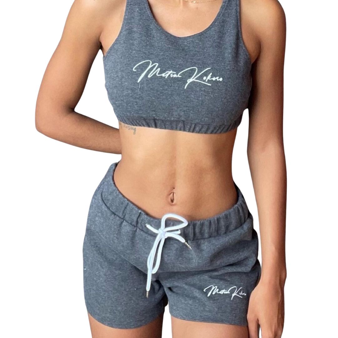 Cropped Tank - Grey