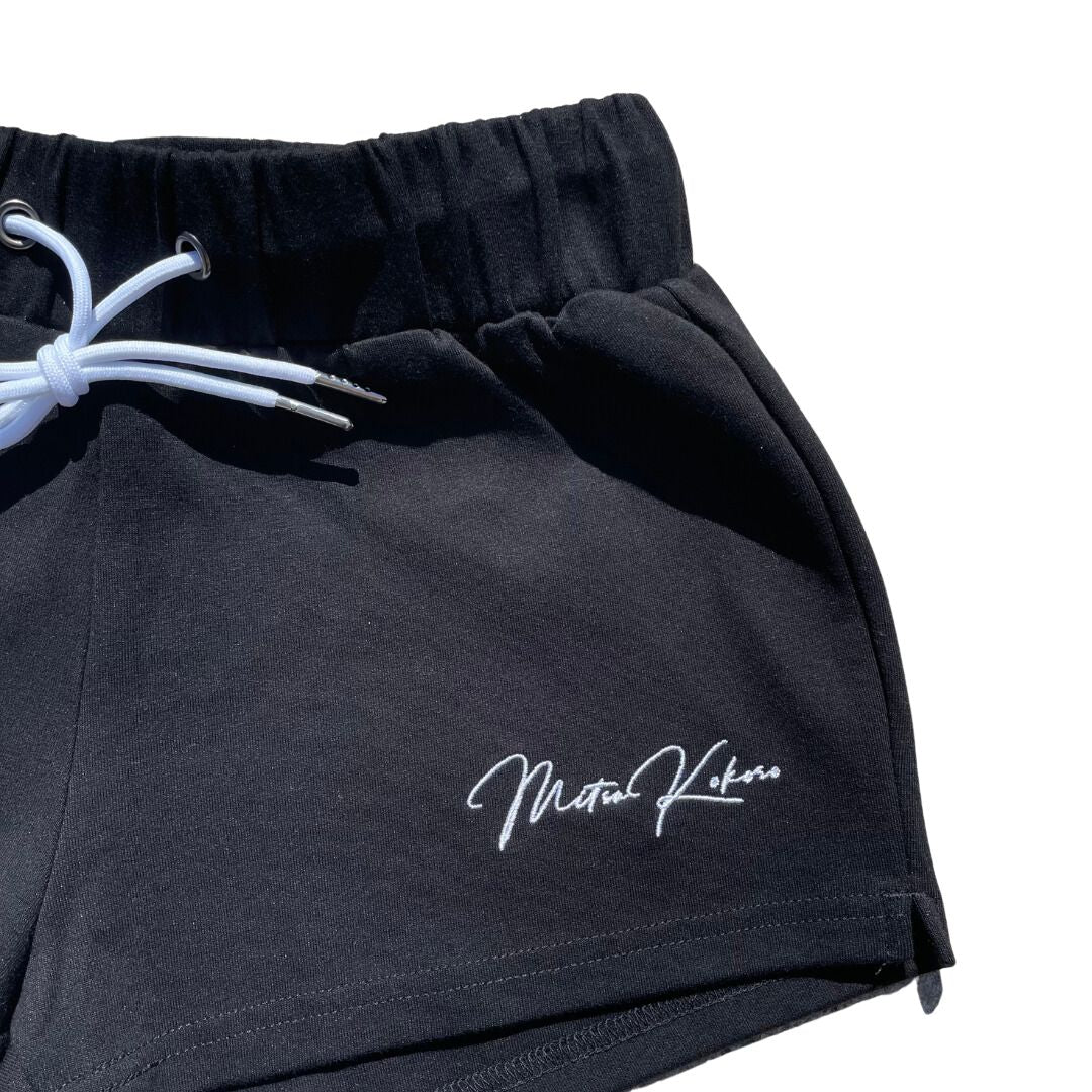 Womens Mini Shorts - Black