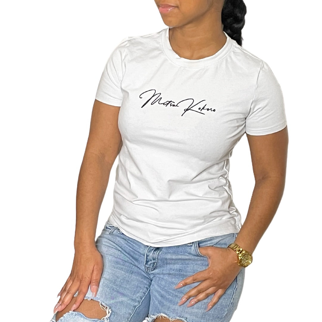 Slim-fit Embroidered Tee