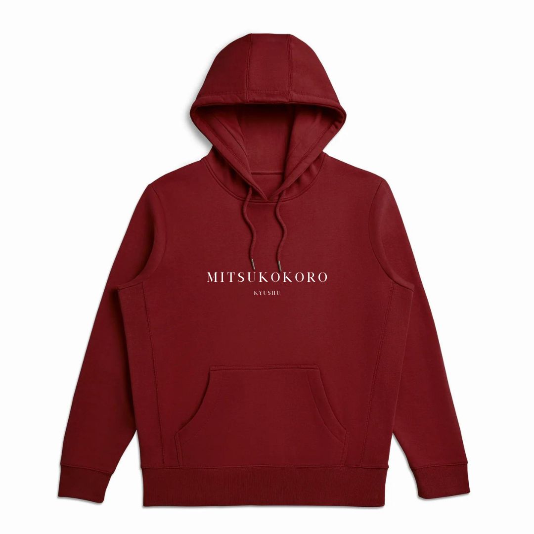 Kyushu BloodRed Hooded Sweatshirt