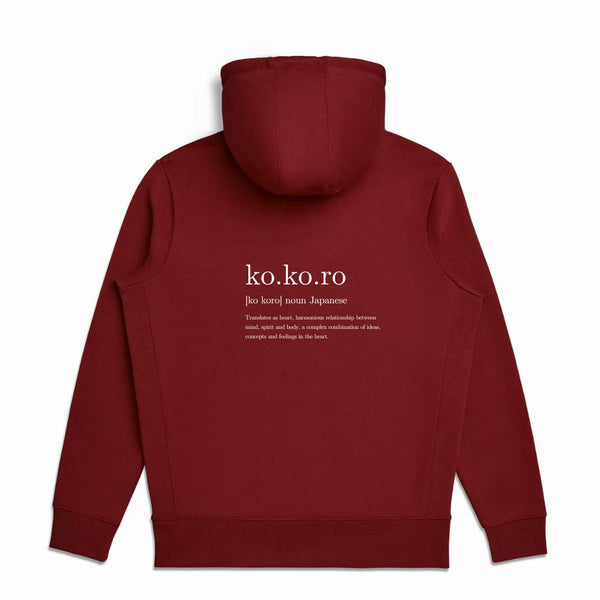 Kyushu BloodRed Hooded Sweatshirt