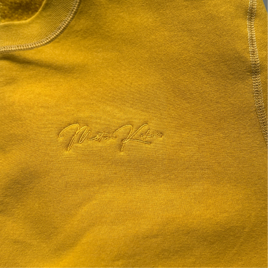 Classic Mustard Crewneck Sweatshirt