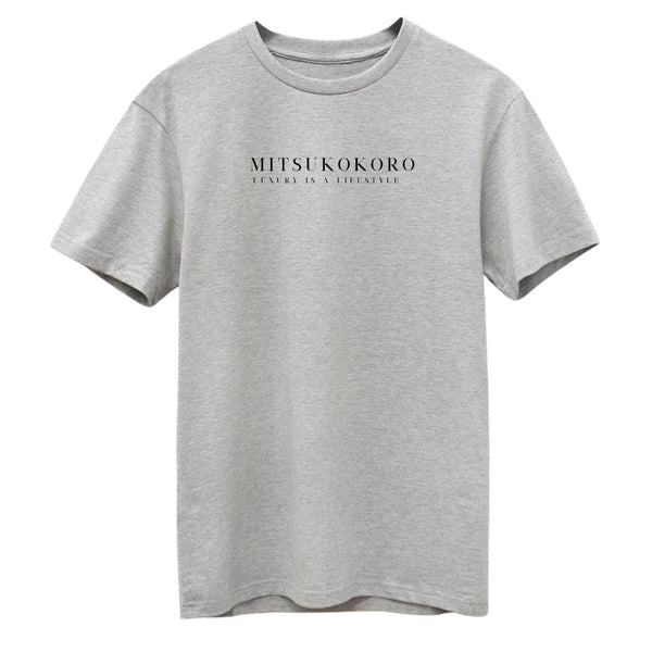 Kyushu Short Sleeve Supima Heather Grey T-shirt