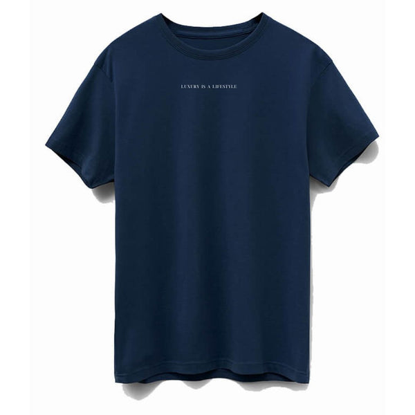 Kyushu Short Sleeve Supima Ocean Navy T-shirt