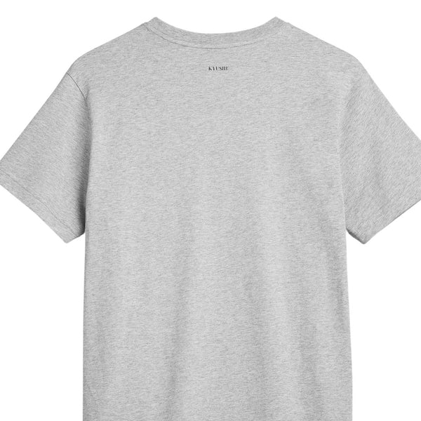 Kyushu Short Sleeve Supima Heather Grey T-shirt