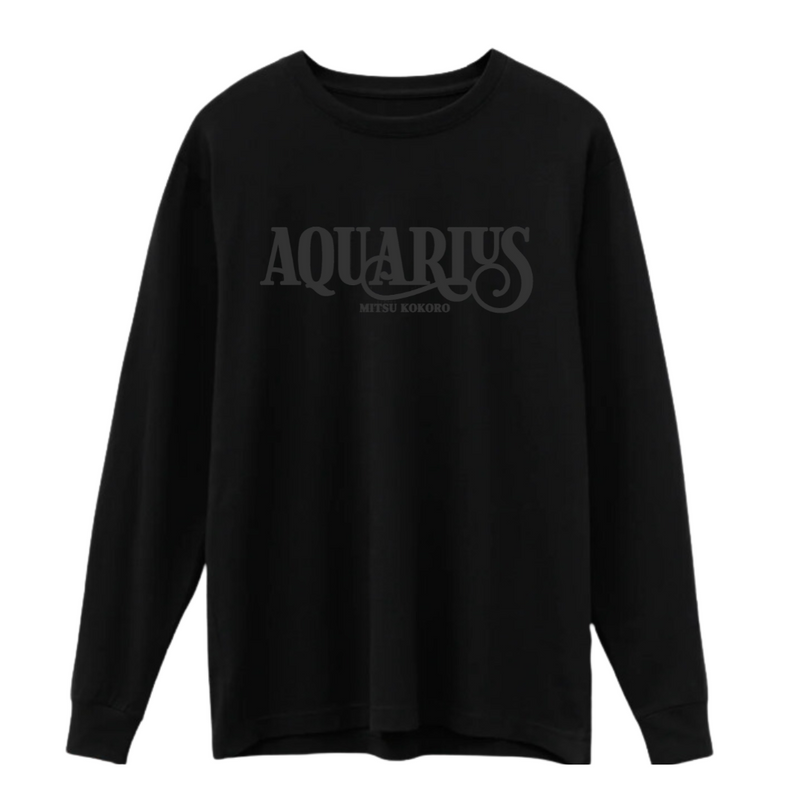 Aquarius Long Sleeve Supima Tee