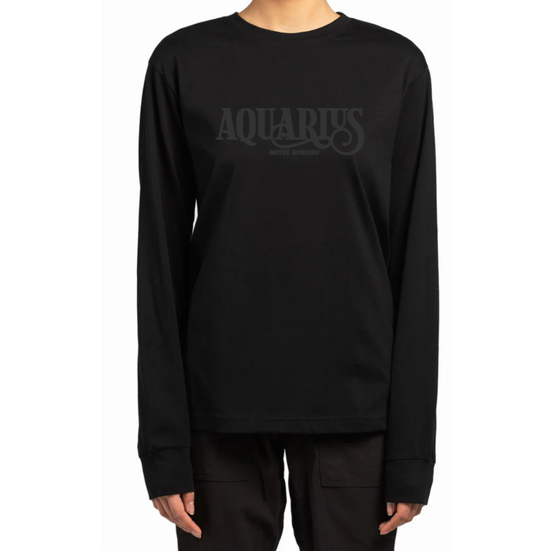 Aquarius Long Sleeve Supima Tee