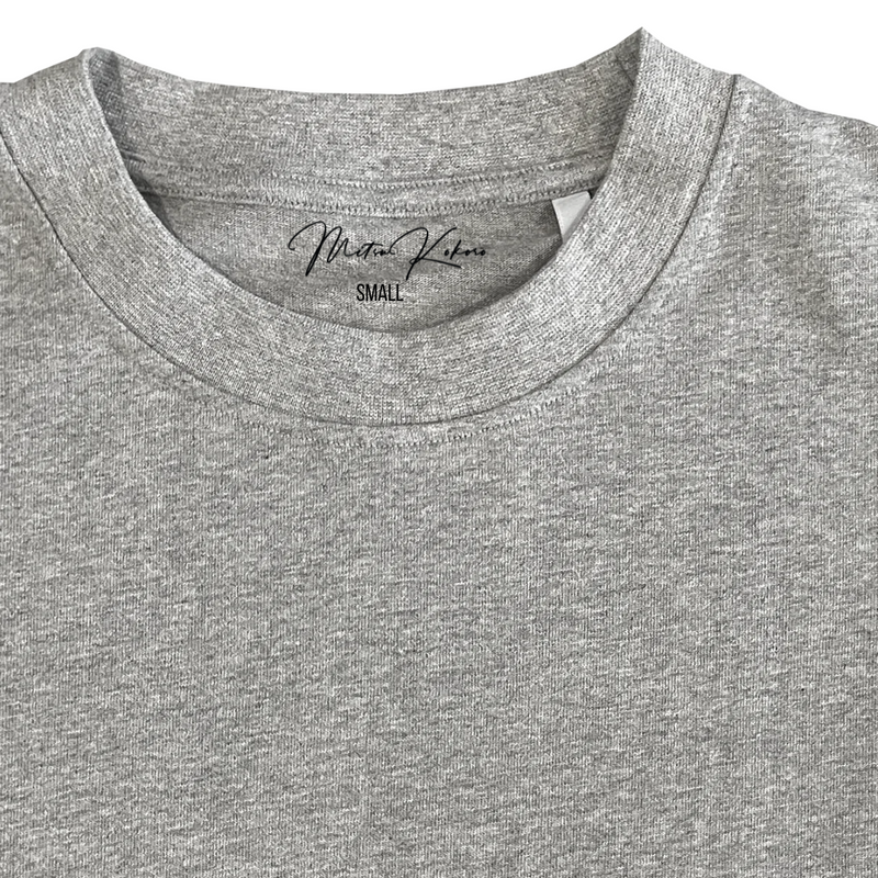 Mens Oversized T-shirt- Heather Grey