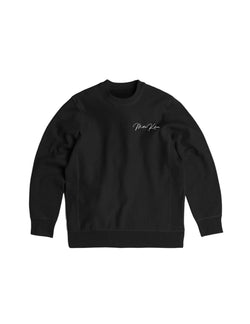 Classic Black Crewneck Sweatshirt